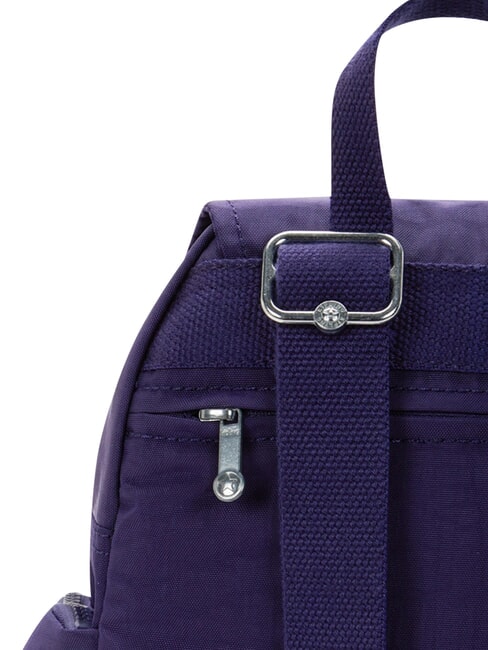 CITY ZIP MINI Mochila peque&ntilde;a con solapa azul oscuro - Bolsos Mujer