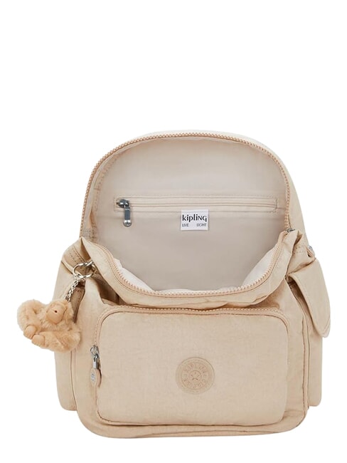 CITY PACK S Mochila beige brillante - Bolsos Mujer