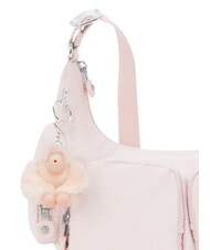 KIPLING RIKKA S Bolso de hombro brillo rosa - Bolsos Mujer - 5