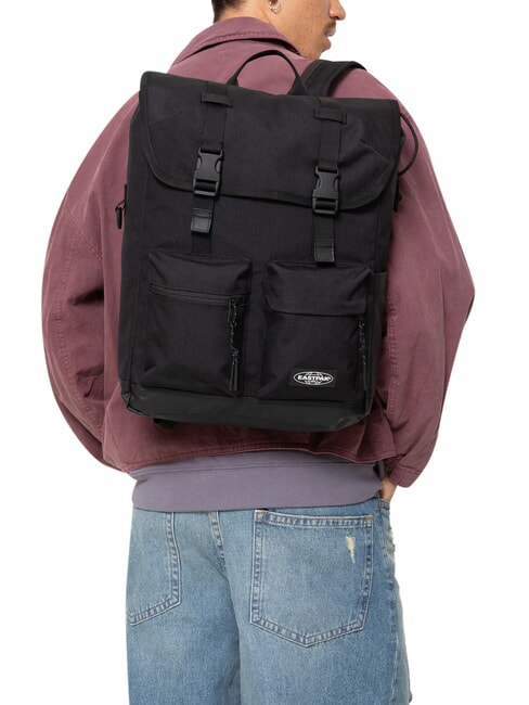 ICON TOPLOAD Mochila para port&aacute;til y botella de agua sobre negro - Mochilas Escuela & Tiempo Libre