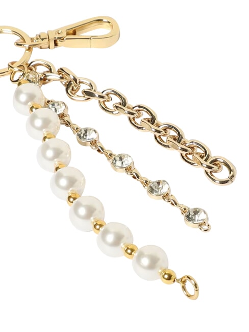 CHARMS Llavero con logo met&aacute;lico blanco - Llaveros