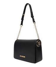 LOVE MOSCHINO CHUNKY TAB Bolso de hombro negro - Bolsos Mujer - 4