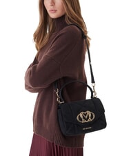 LOVE MOSCHINO EMBOSSED Minibolso con correa para el hombro negro - Bolsos Mujer - 2