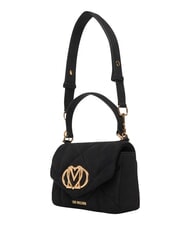 LOVE MOSCHINO EMBOSSED Minibolso con correa para el hombro negro - Bolsos Mujer - 4