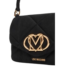 LOVE MOSCHINO EMBOSSED Minibolso con correa para el hombro negro - Bolsos Mujer - 5