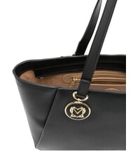 LOVE MOSCHINO CHUNKY TAB Bolsa de compras, bolso de hombro negro - Bolsos Mujer - 3