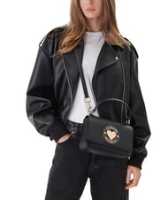 LOVE MOSCHINO CUPID Minibolso con correa para el hombro negro - Bolsos Mujer - 2