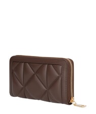 LOVE MOSCHINO EMBOSSED Cartera grande con cremallera chocolate - Carteras Mujer - 2