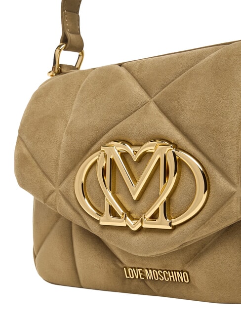 EMBOSSED Minibolso con correa para el hombro arena - Bolsos Mujer