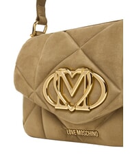 LOVE MOSCHINO EMBOSSED Minibolso con correa para el hombro arena - Bolsos Mujer - 5