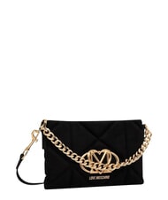 LOVE MOSCHINO EMBOSSED Bolso de mano con cadena negro - Bolsos Mujer - 3