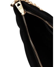 LOVE MOSCHINO EMBOSSED Bolso de mano con cadena negro - Bolsos Mujer - 4