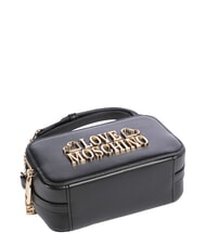 LOVE MOSCHINO LOVELY LOVE Minibolso tipo ba&uacute;l con correa para el hombro. negro - Bolsos Mujer - 4