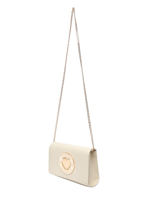 SMART DAILY Bolso de mano con bandolera met&aacute;lica Marfil - Bolsos Mujer