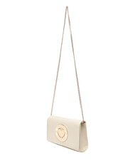 LOVE MOSCHINO SMART DAILY Bolso de mano con bandolera met&aacute;lica Marfil - Bolsos Mujer - 3