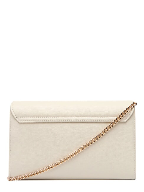 SMART DAILY Bolso de mano con bandolera met&aacute;lica Marfil - Bolsos Mujer