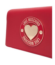 LOVE MOSCHINO SMART DAILY Bolso de mano con bandolera met&aacute;lica ROJO - Bolsos Mujer - 5