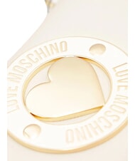 LOVE MOSCHINO CUPID Minibolso con correa para el hombro Marfil - Bolsos Mujer - 4