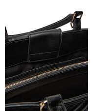 LOVE MOSCHINO QUILTED Bolso de mano con correa de cadena para el hombro. negro - Bolsos Mujer - 6