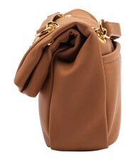 LOVE MOSCHINO BOLD LOVE HAMMERED  Bolso de hombro / bandolera camello2 - Bolsos Mujer - 3