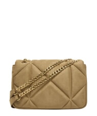 LOVE MOSCHINO EMBOSSED Minibolso de hombro con cadena arena - Bolsos Mujer - 4