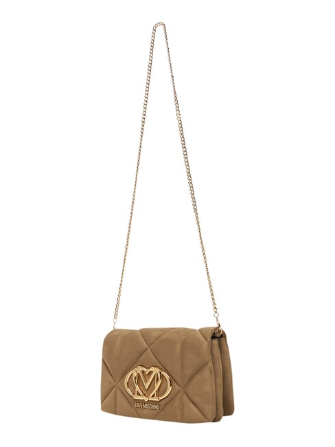 EMBOSSED Bolso de hombro, doble portabilidad arena - Bolsos Mujer