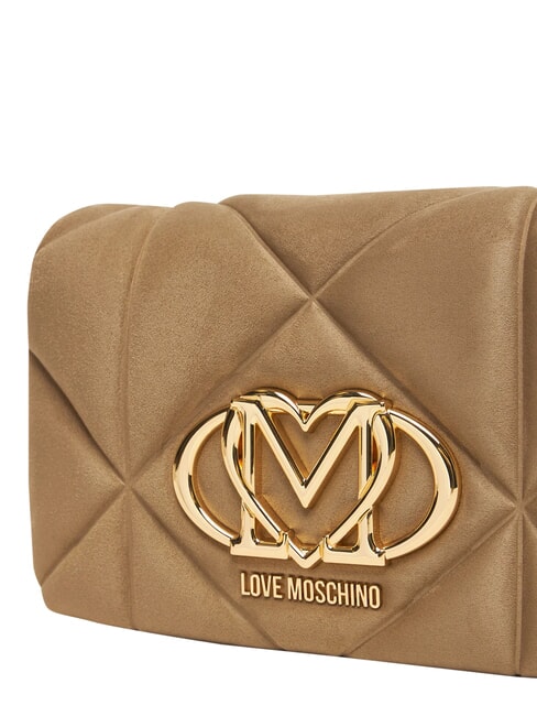 EMBOSSED Bolso de hombro, doble portabilidad arena - Bolsos Mujer