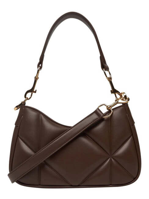 EMBOSSED Bolso de hombro, con correa para el hombro chocolate - Bolsos Mujer