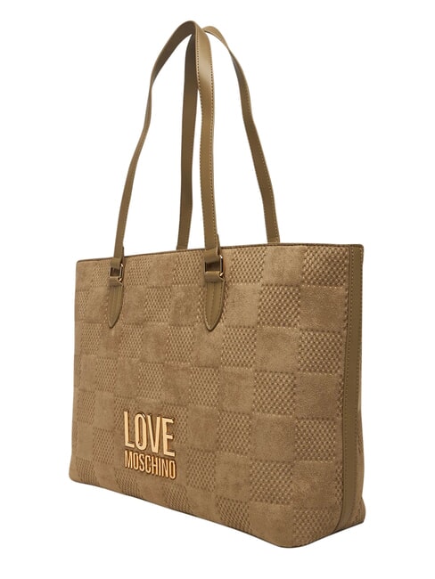 PATCHY Bolsa de compras, bolso de hombro arena - Bolsos Mujer