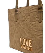 LOVE MOSCHINO PATCHY Bolsa de compras, bolso de hombro arena - Bolsos Mujer - 5