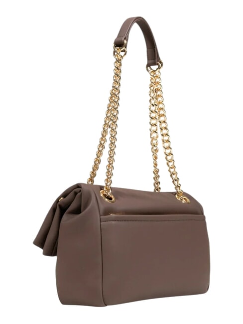 BOLD LOVE HAMMERED  Bolso de hombro / bandolera chocolate2 - Bolsos Mujer
