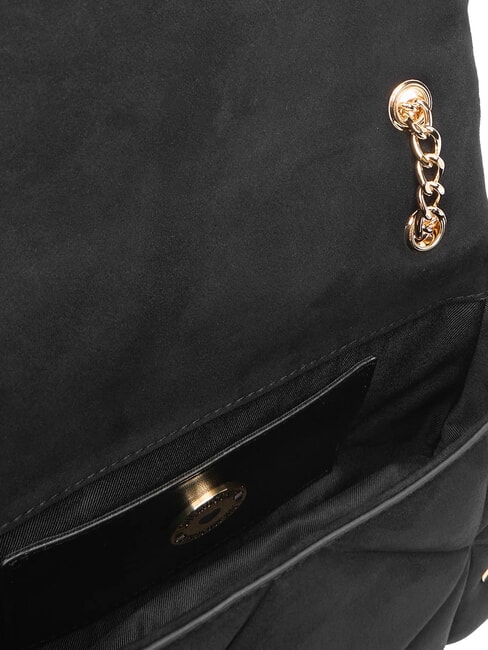 EMBOSSED Minibolso de hombro con cadena negro - Bolsos Mujer