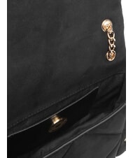 LOVE MOSCHINO EMBOSSED Minibolso de hombro con cadena negro - Bolsos Mujer - 6