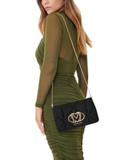 LOVE MOSCHINO EMBOSSED Bolso de hombro, doble portabilidad negro - Bolsos Mujer - 2