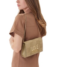 LOVE MOSCHINO PATCHY Bolso de mano con cadena - Bolsos Mujer