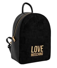 LOVE MOSCHINO PATCHY Mochila con logo negro - Bolsos Mujer - 3
