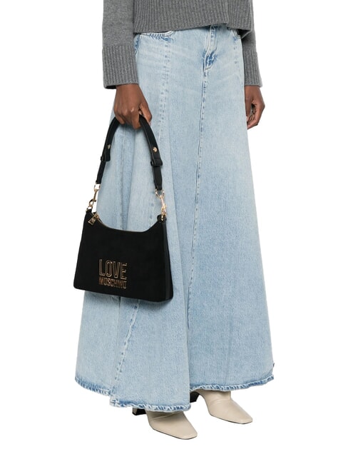 PATCHY Bolso de hombro negro - Bolsos Mujer