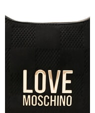 LOVE MOSCHINO PATCHY Bolso de hombro negro - Bolsos Mujer - 4