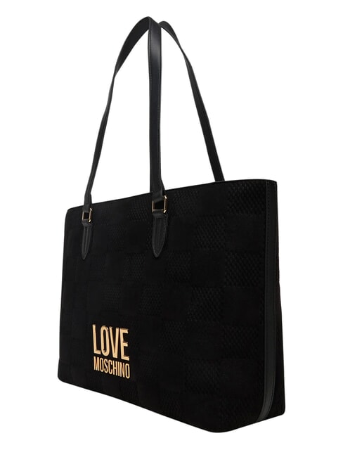 PATCHY Bolsa de compras, bolso de hombro negro - Bolsos Mujer