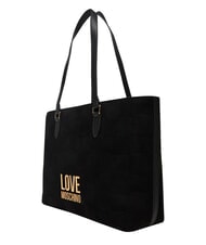 LOVE MOSCHINO PATCHY Bolsa de compras, bolso de hombro negro - Bolsos Mujer - 3
