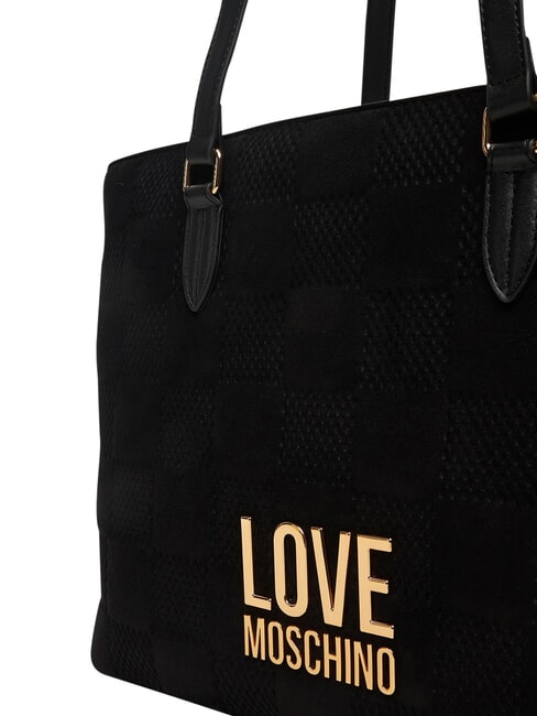 PATCHY Bolsa de compras, bolso de hombro negro - Bolsos Mujer