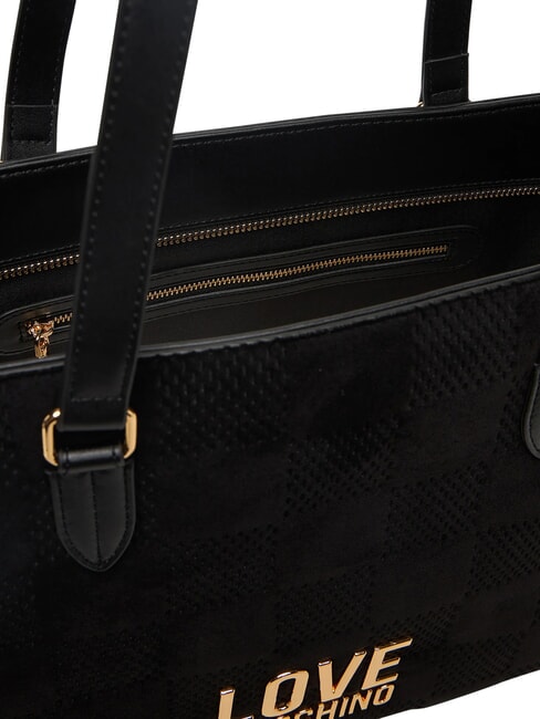 PATCHY Bolsa de compras, bolso de hombro negro - Bolsos Mujer