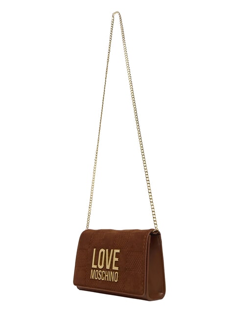 PATCHY Bolso de mano con cadena camello2 - Bolsos Mujer
