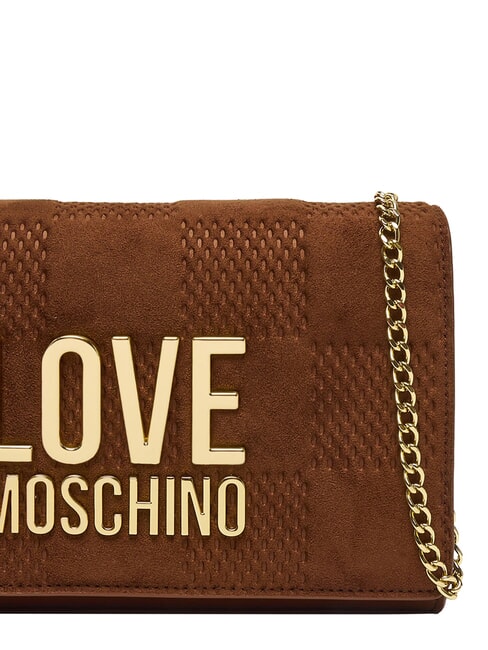 PATCHY Bolso de mano con cadena camello2 - Bolsos Mujer