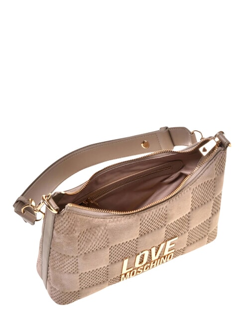 PATCHY Bolso de hombro arena - Bolsos Mujer