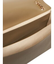 LOVE MOSCHINO PATCHY Bolso de hombro con cadena arena - Bolsos Mujer - 6