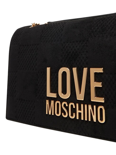 PATCHY Bolso de hombro con cadena negro - Bolsos Mujer