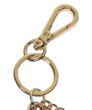 LOVE MOSCHINO CHARMS Llavero con logo met&aacute;lico negro/rojo/negro - Llaveros - 3