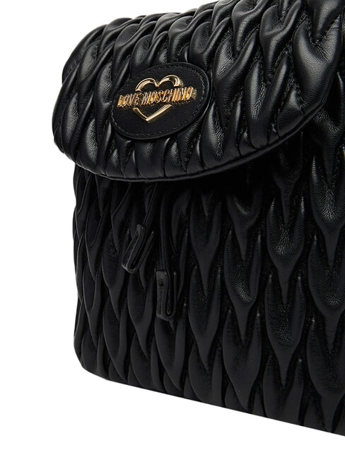 DEMURE Mochila con correas de hombro de cadena negro - Bolsos Mujer