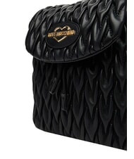 LOVE MOSCHINO DEMURE Mochila con correas de hombro de cadena negro - Bolsos Mujer - 5